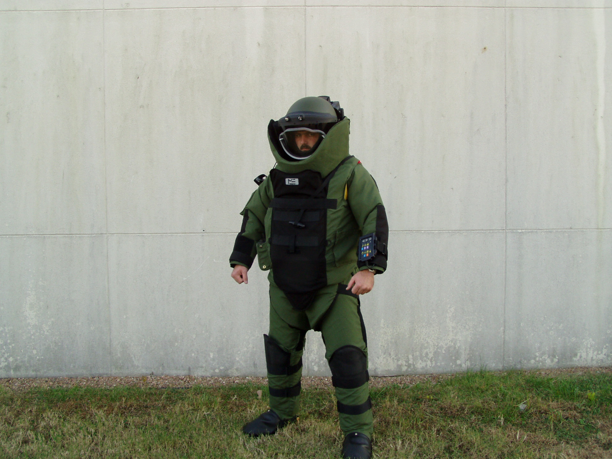 bomb suit